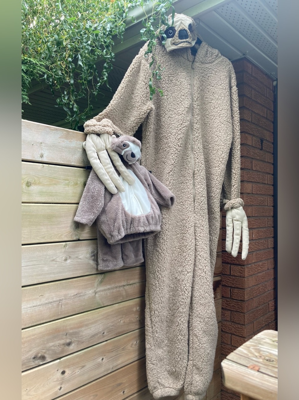 Sloth Family Parent & Child Matching Costume Set